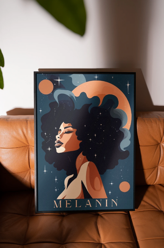 Cosmic Melanin Poster