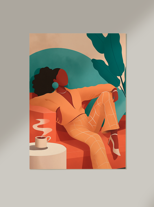 Coffee in the Morning Poster